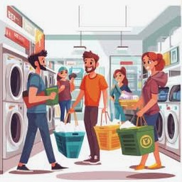 洗衣店模拟器 laundry store simulator封面